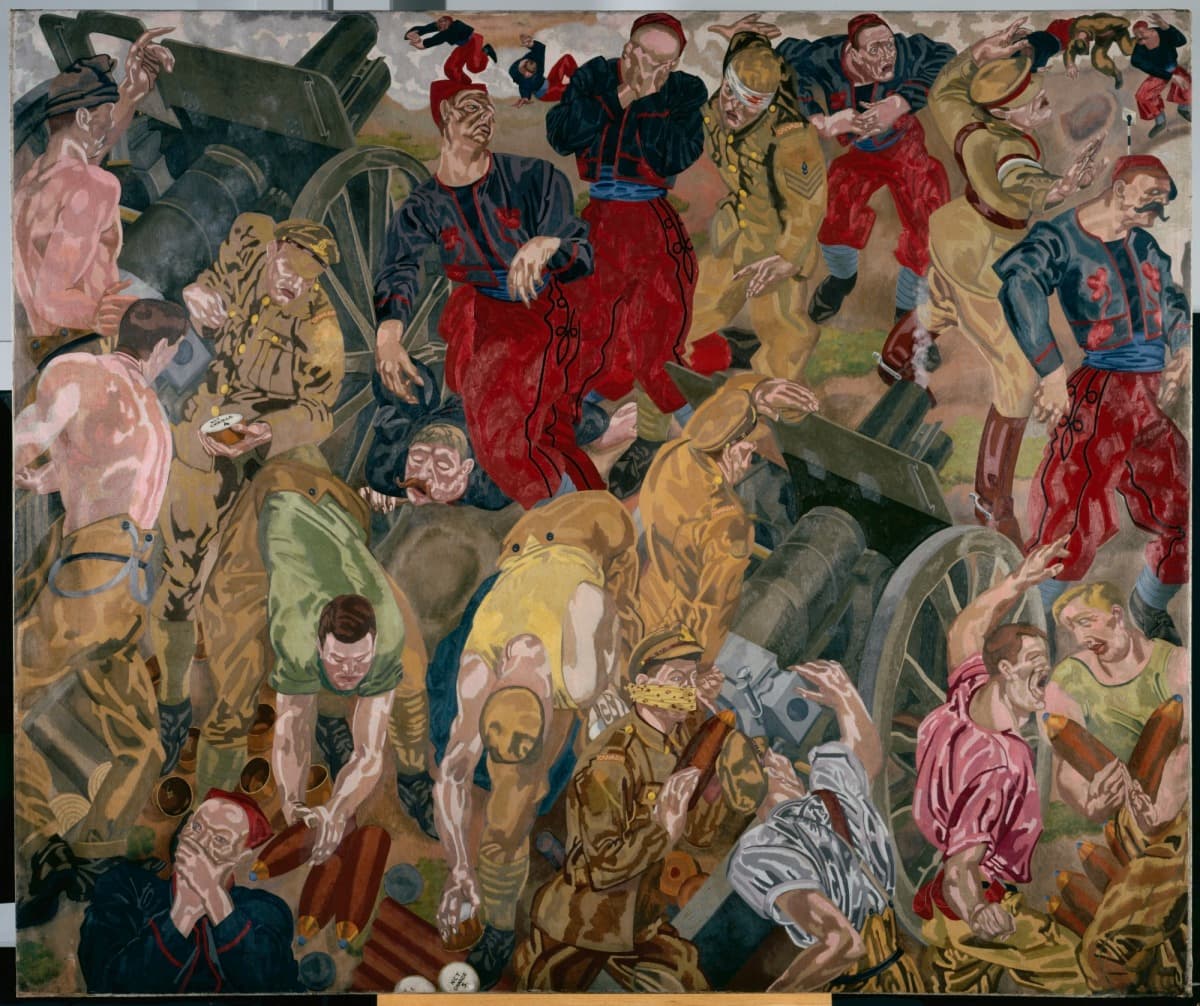 Уильям Робертс. Первая газовая атака немцев под Ипром. 1918